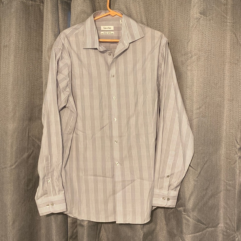 Calvin Klein, Mens, Classic Fir, 16.5, 34/35 Dress Shirt